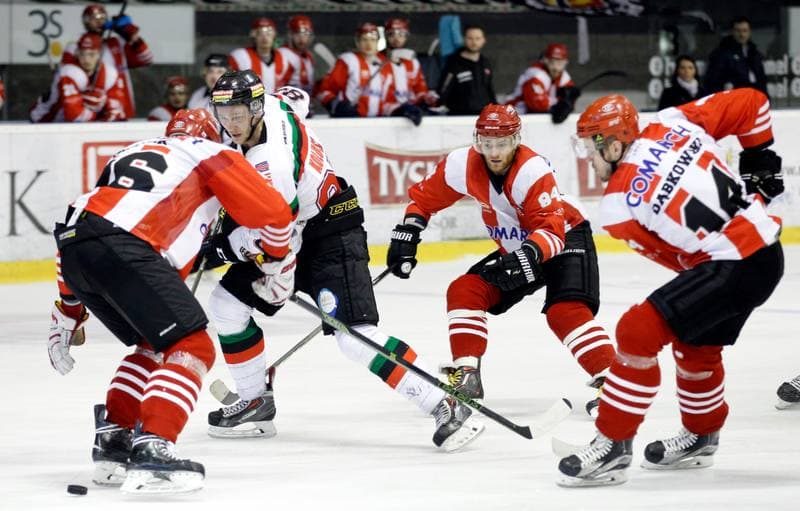 Ice Hockey. Polish Hockey League. GKS Tychy - Comarch Cracovia. 18.03.2016