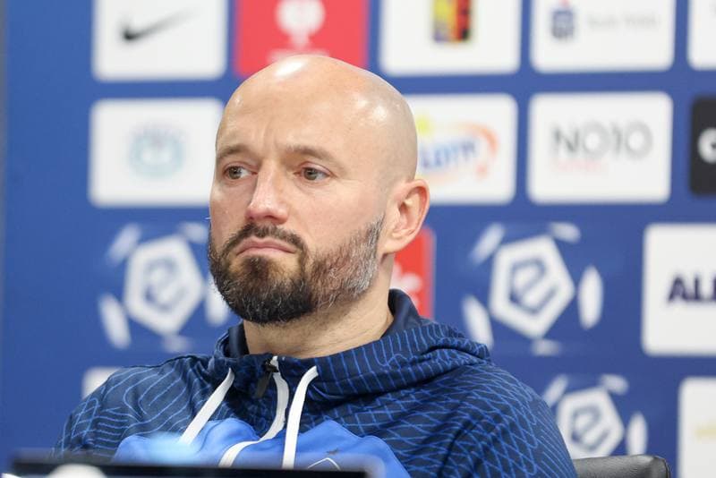 Football. Ruch Chorzow. Press Conference. 14.03.2024