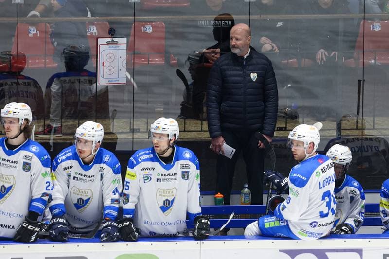 Ice Hockey. Tauron Hokej Liga. Re-Plast Unia Oswiecim - Comarch Cracovia. 14.03.2024