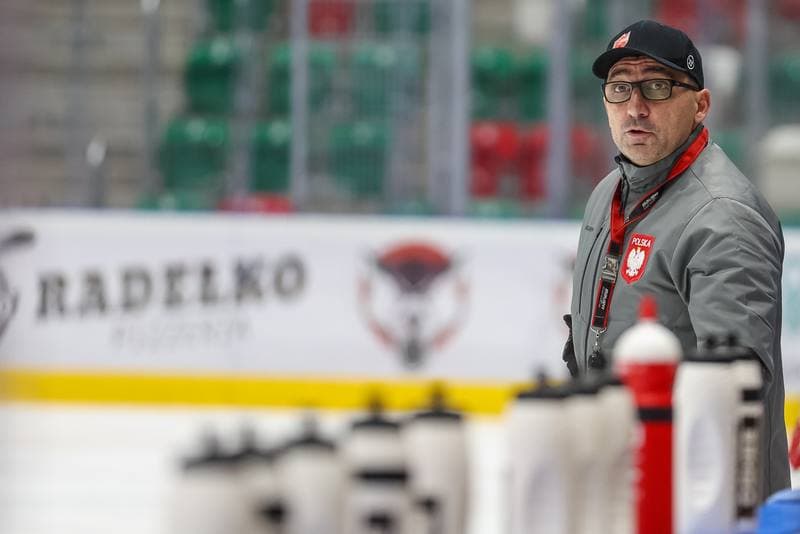 Ice Hockey. Poland national team. Training. 07.11.2023