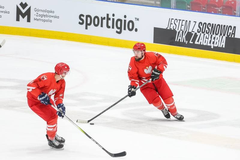Ice Hockey. Poland national team. Training. 07.11.2023