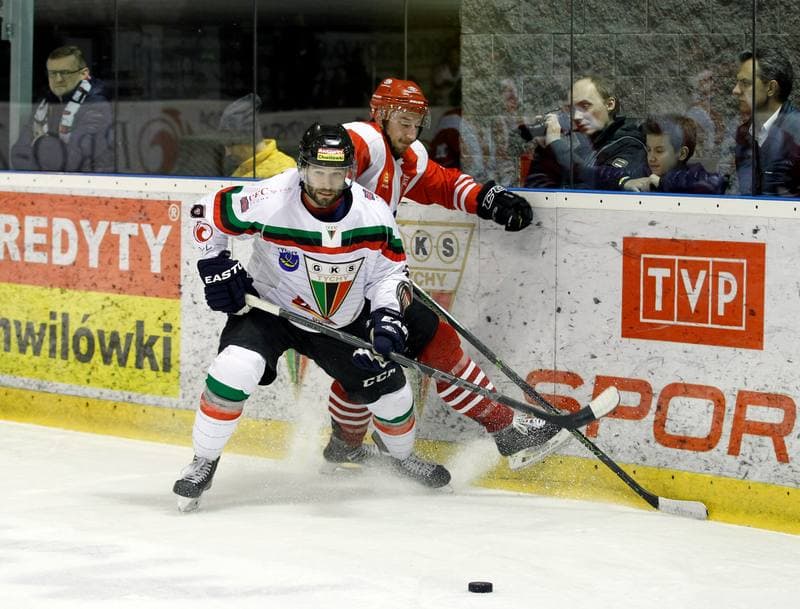 Ice Hockey. Polish Hockey League. GKS Tychy - Comarch Cracovia. 18.03.2016