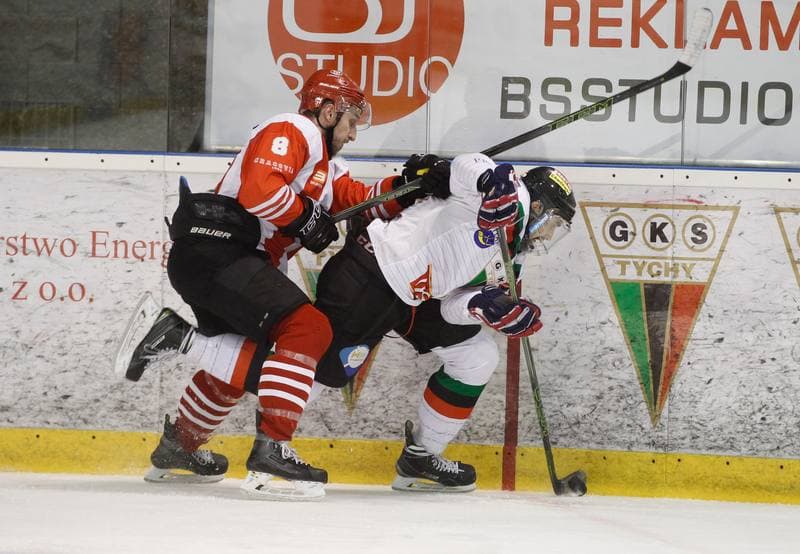 Ice Hockey. Polish Hockey League. GKS Tychy - Comarch Cracovia. 18.03.2016