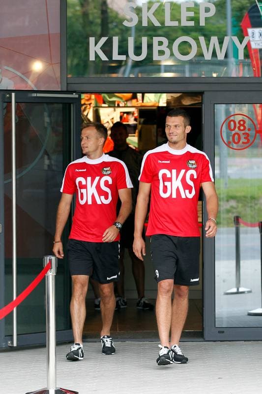 Football. GKS Tychy. Press Conference. 26.07.2016
