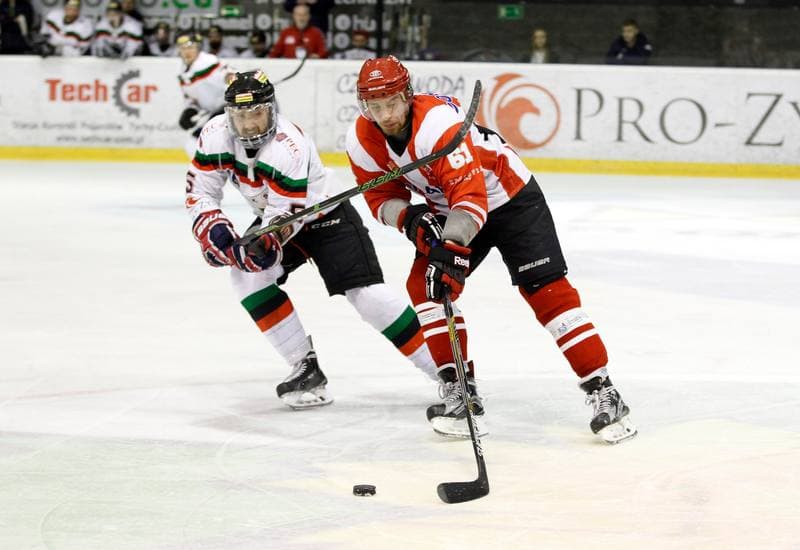 Ice Hockey. Polish Hockey League. GKS Tychy - Comarch Cracovia. 18.03.2016