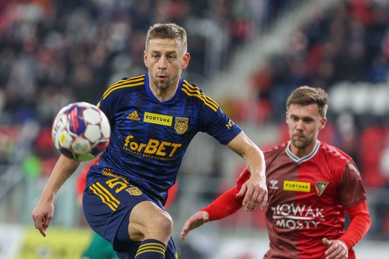 Football. Fortuna I Liga. Zaglebie Sosnowiec - Arka Gdynia. 12.11.2023