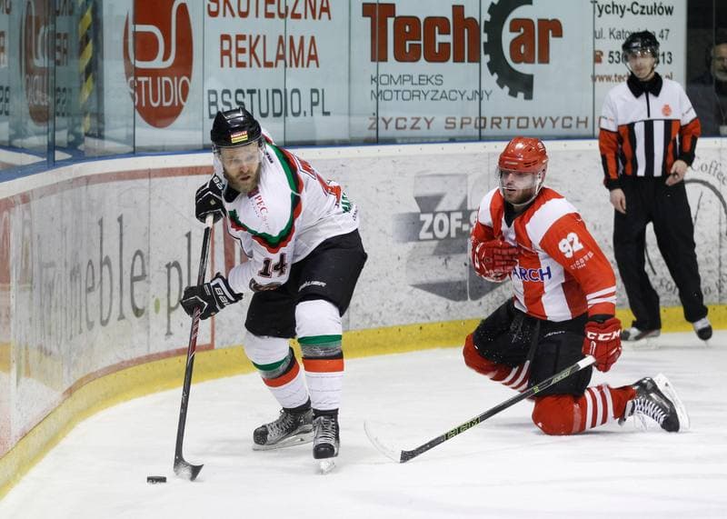 Ice Hockey. Polish Hockey League. GKS Tychy - Comarch Cracovia. 18.03.2016