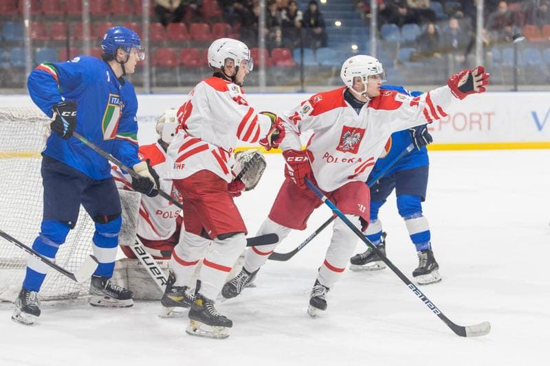 Ice Hockey. U20 World Championship Division 1B. Ukraine - Poland. 16.12.2022