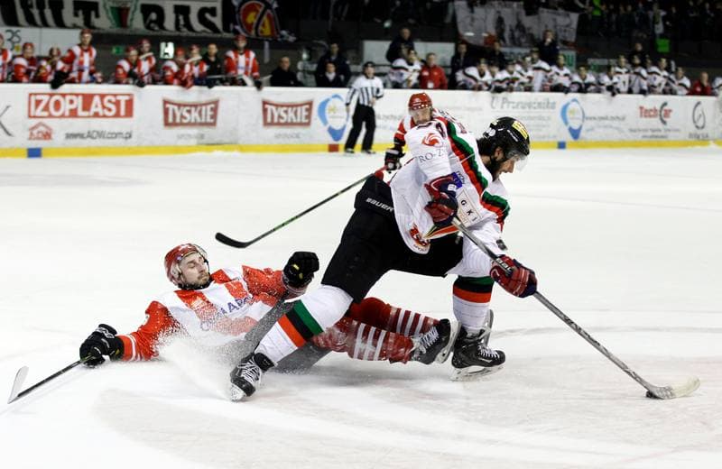 Ice Hockey. Polish Hockey League. GKS Tychy - Comarch Cracovia. 18.03.2016