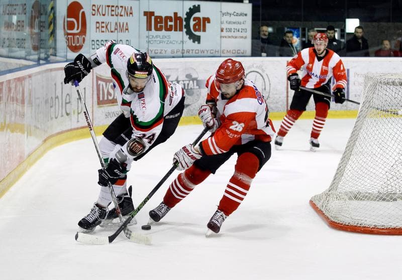 Ice Hockey. Polish Hockey League. GKS Tychy - Comarch Cracovia. 18.03.2016