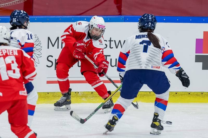 Ice Hockey. Women's U18 World Championship Division 1B. Poland - Korea. 10.01.2023