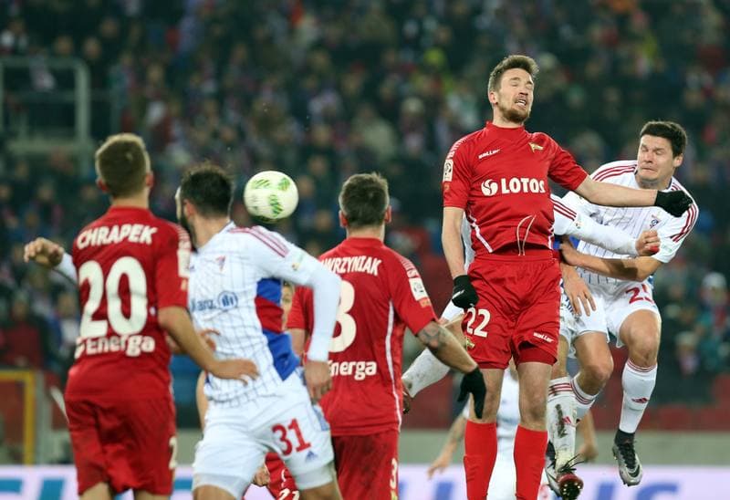 Football. Ekstraklasa. Gornik Zabrze - Lechia Gdansk. 13.03.2016