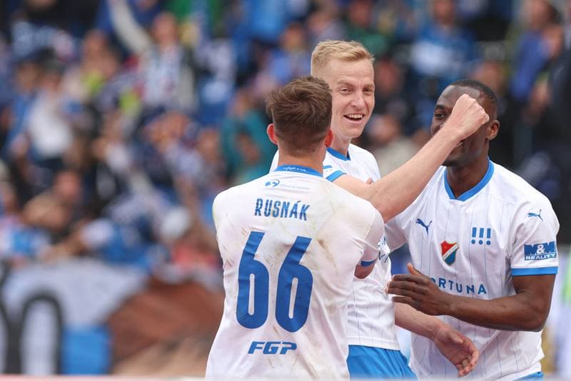 Football. Fortuna:Liga. Banik Ostrava - FK Teplice. 31.03.2024
