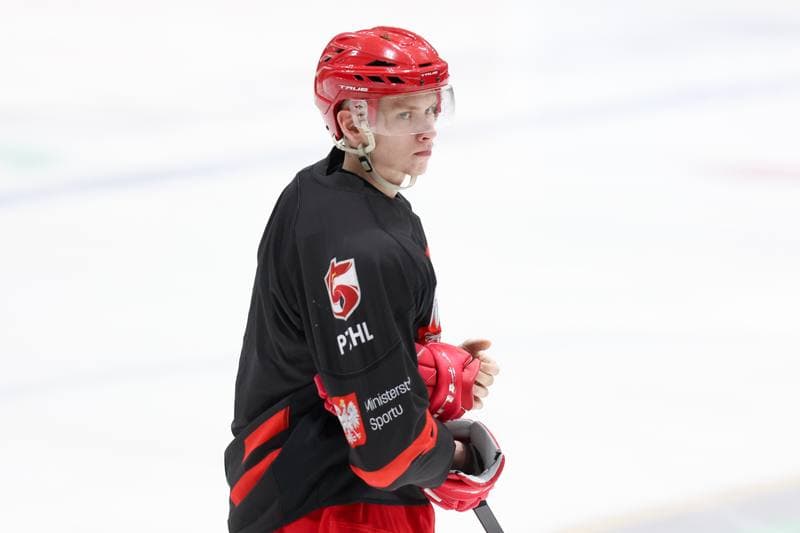 Ice Hockey. Poland national team. Training. 02.04.2024