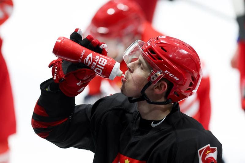 Ice Hockey. Poland national team. Training. 02.04.2024