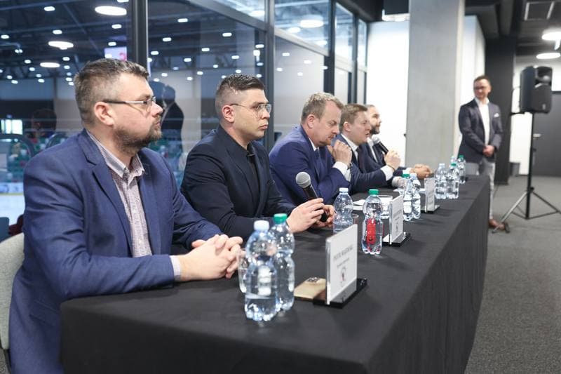 Ice Hockey. EC Bedzin. Press Conference. 03.04.2024