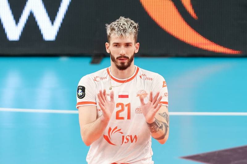 Volleyball. CEV Champions League. Jastrzebski Wegiel - SVG Luneburg. 17.01.2024