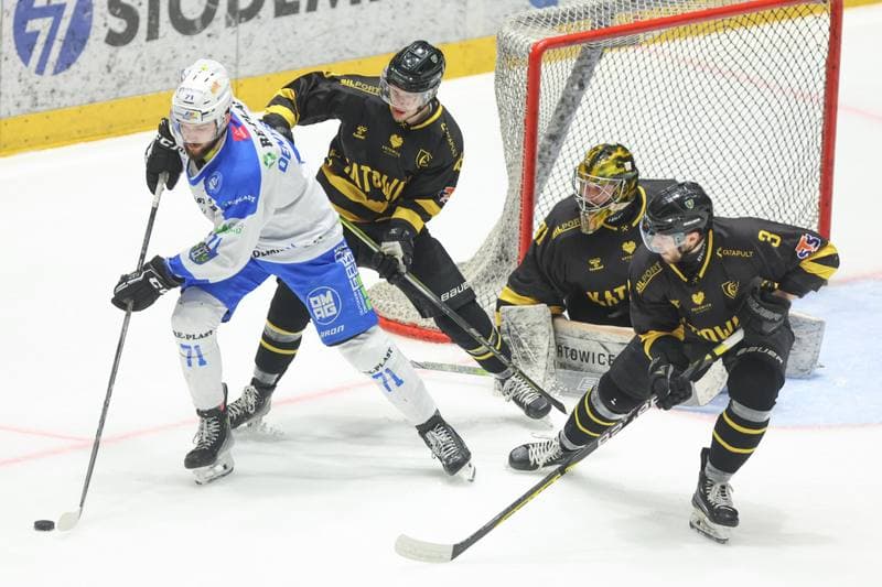 Ice Hockey. Tauron Hokej Liga. Re-Plast Unia Oswiecim - GKS Katowice. 07.04.2024
