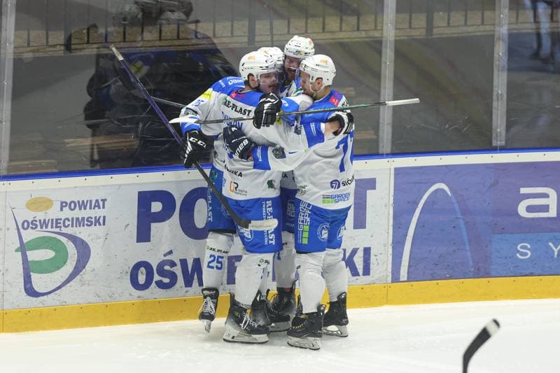 Ice Hockey. Tauron Hokej Liga. Re-Plast Unia Oswiecim - GKS Katowice. 07.04.2024