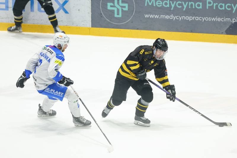 Ice Hockey. Tauron Hokej Liga. Re-Plast Unia Oswiecim - GKS Katowice. 07.04.2024