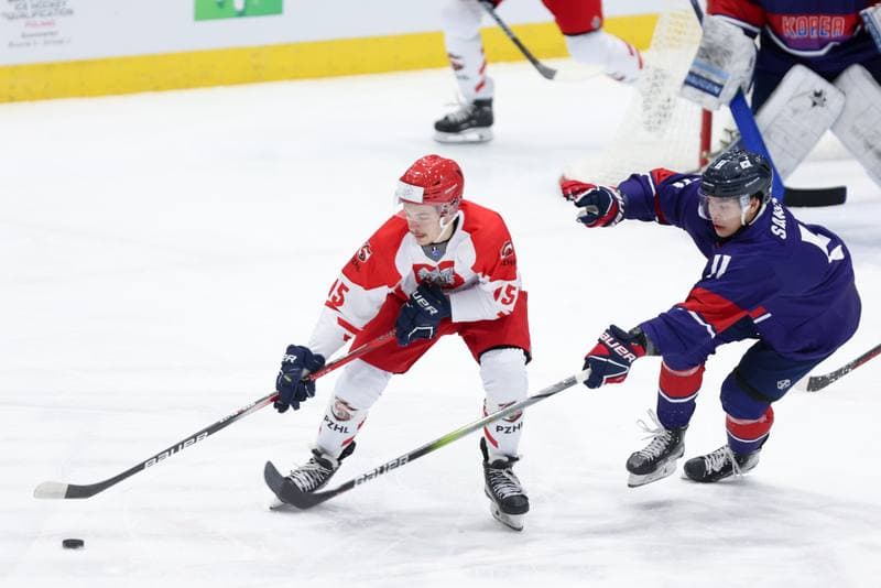 Ice Hockey. Friendly Match. Poland - South Korea. 05.02.2024