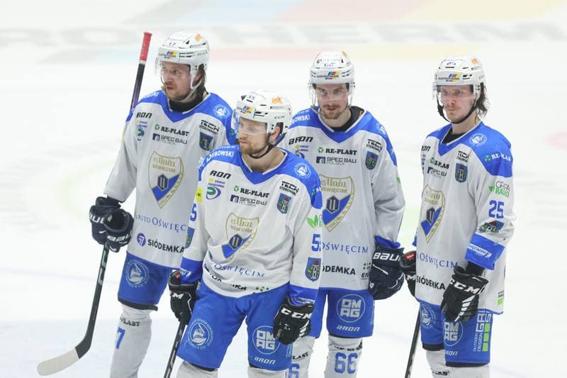 Ice Hockey. Tauron Hokej Liga. Re-Plast Unia Oswiecim - GKS Katowice. 07.04.2024
