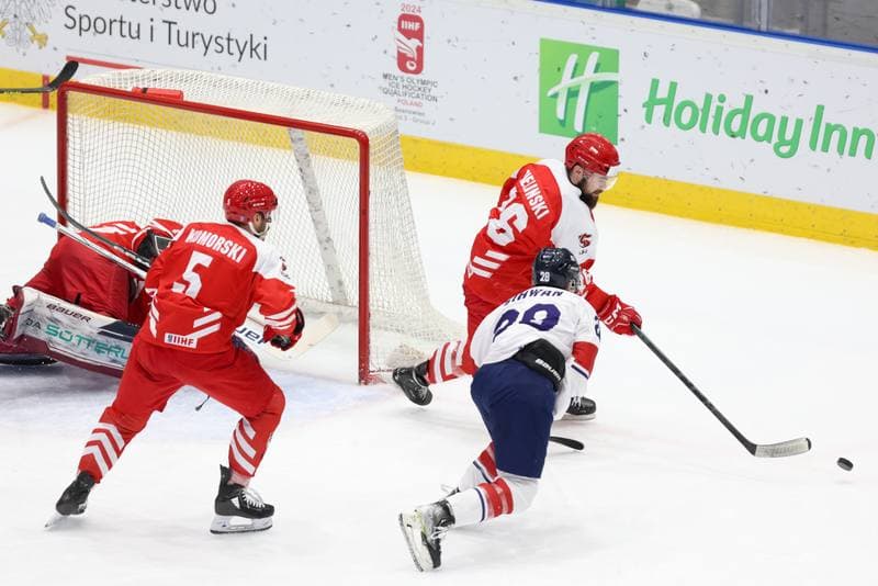 Ice Hockey. Olympic Qualification. Korea - Poland. 11.02.2024