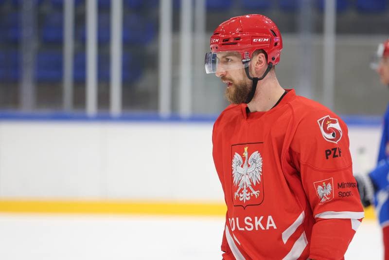 Ice Hockey. Poland national team. Training. 11.04.2024