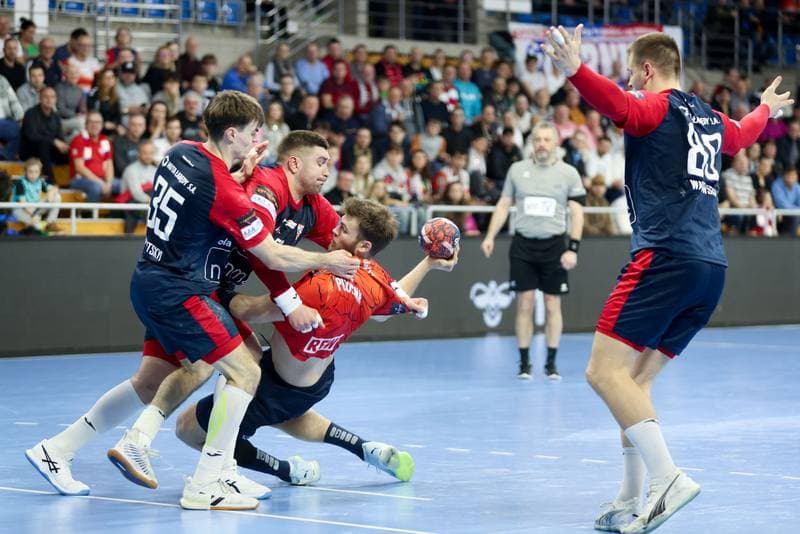Handball. EHF European League. Gornik Zabrze - Rhein-Neckar Lowen. 13.02.2024
