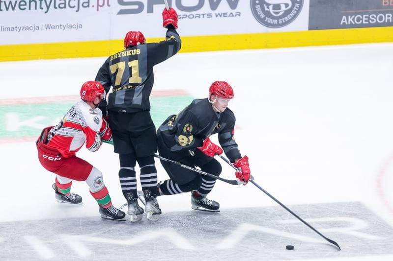 Ice Hockey. Tauron Hokej Liga. Zaglebie Sosnowiec - Comarch Cracovia. 10.09.2023