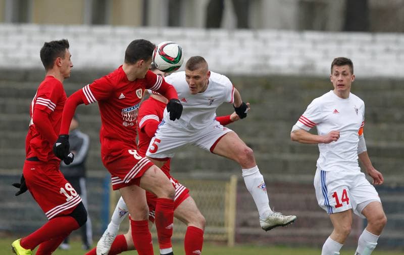 Football. III Liga. Gornik II Zabrze - Piast II Gliwice. 13.03.2016
