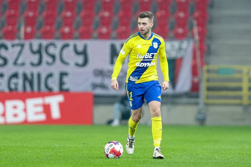 Football. Fortuna I Liga. GKS Tychy - Arka Gdynia. 01.03.2024