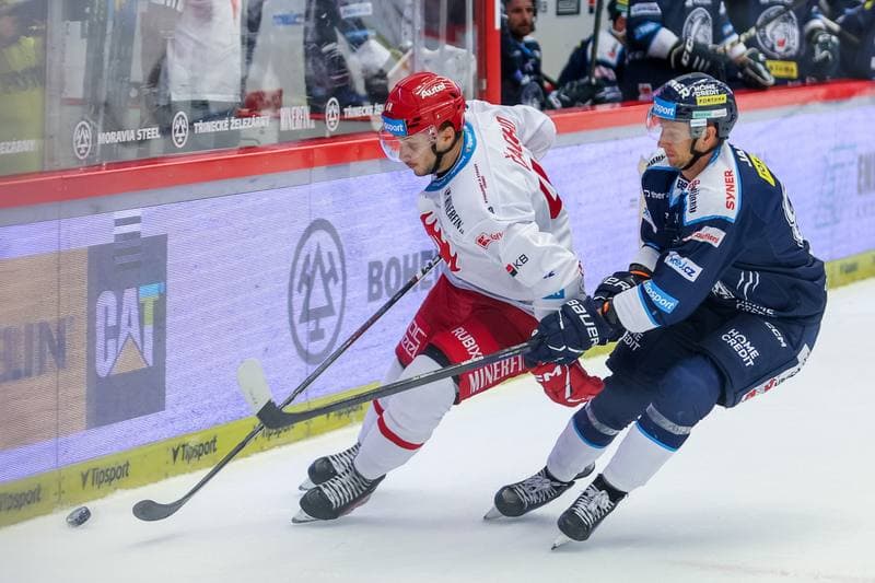 Ice Hockey. Tipsport Extraliga. Ocelari Trinec - Bily Tygri Liberec. 21.09.2023