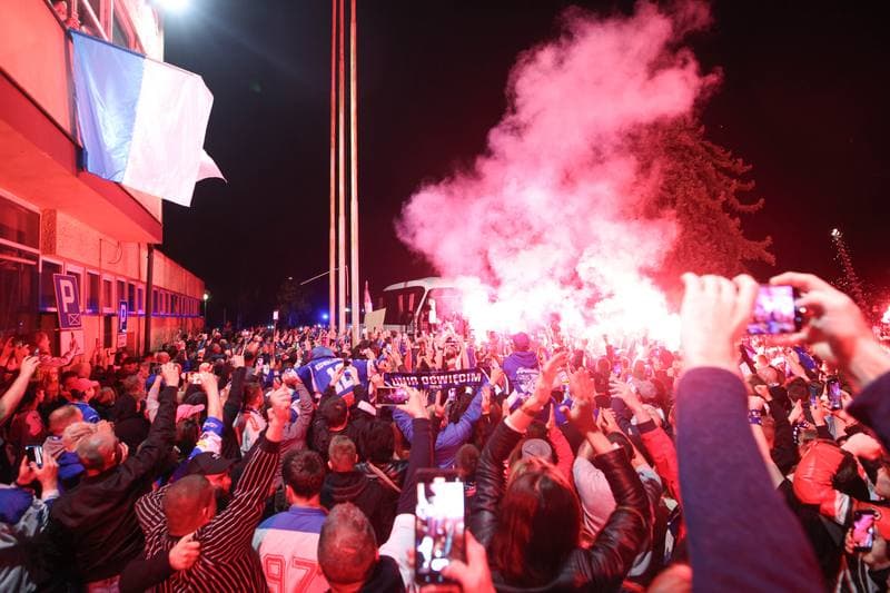 Ice Hockey. Re-Plast Unia Oswiecim. Welcome Ceremony. 15.04.2024