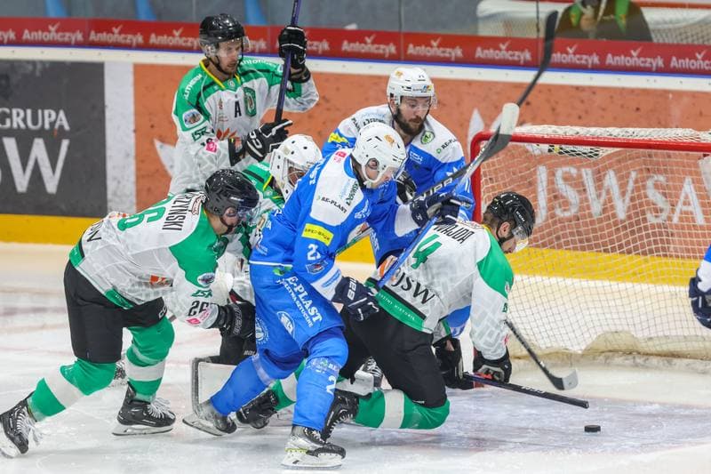 Ice Hockey. Tauron Hokej Liga. JKH GKS Jastrzebie - Re-Plast Unia Oswiecim. 29.09.2023