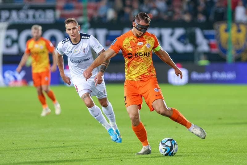 Football. PKO BP Ekstraklasa. Gornik Zabrze - Zaglebie Lubin. 02.10.2023