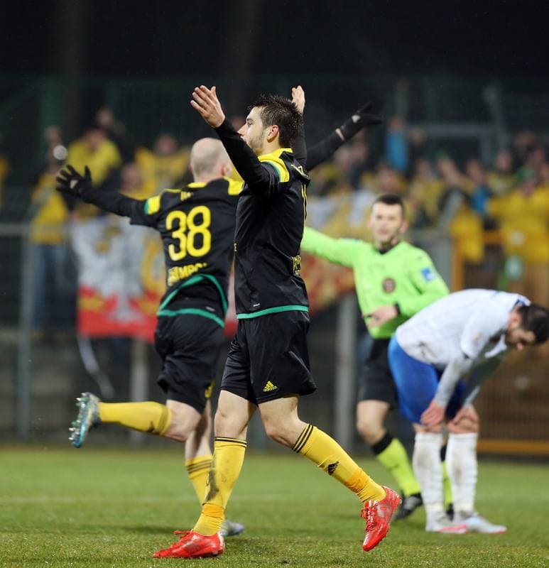 Football. I Liga. MKS Kluczbork - GKS Katowice. 12.03.2016