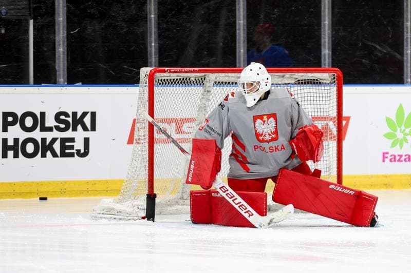 Ice Hockey. Poland national team. Training. 16.04.2024