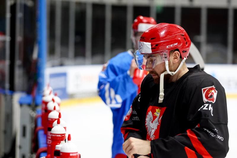 Ice Hockey. Poland national team. Training. 16.04.2024
