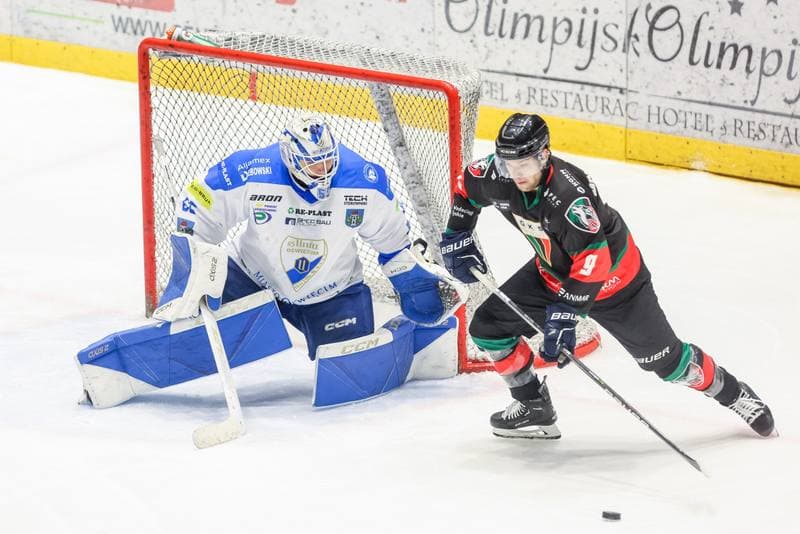 Ice Hockey. Tauron Hokej Liga. Re-Plast Unia Oswiecim - GKS Tychy. 20.10.2023