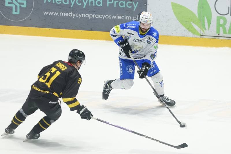 Ice Hockey. Tauron Hokej Liga. Re-Plast Unia Oswiecim - GKS Katowice. 06.04.2024