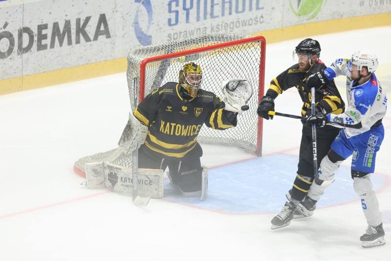 Ice Hockey. Tauron Hokej Liga. Re-Plast Unia Oswiecim - GKS Katowice. 07.04.2024