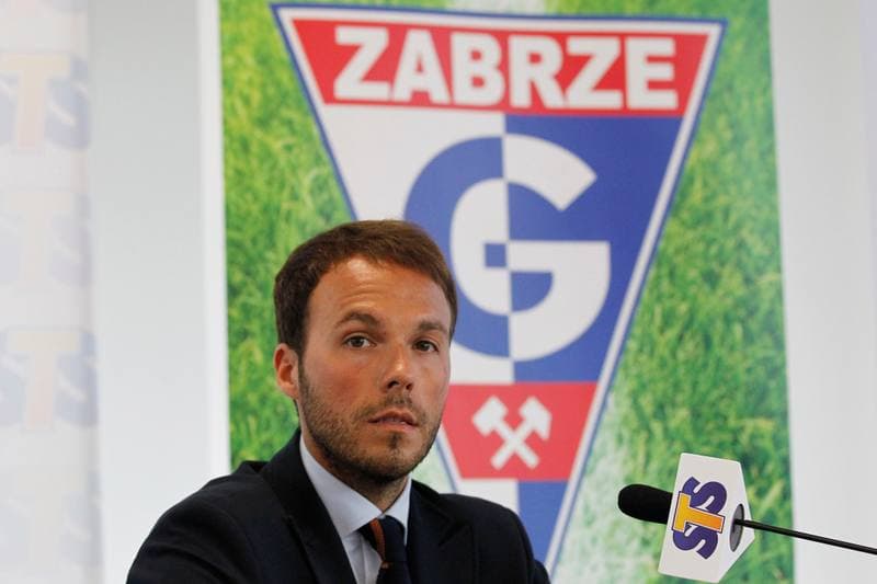 Football. Gornik Zabrze. Press Conference. 28.07.2016
