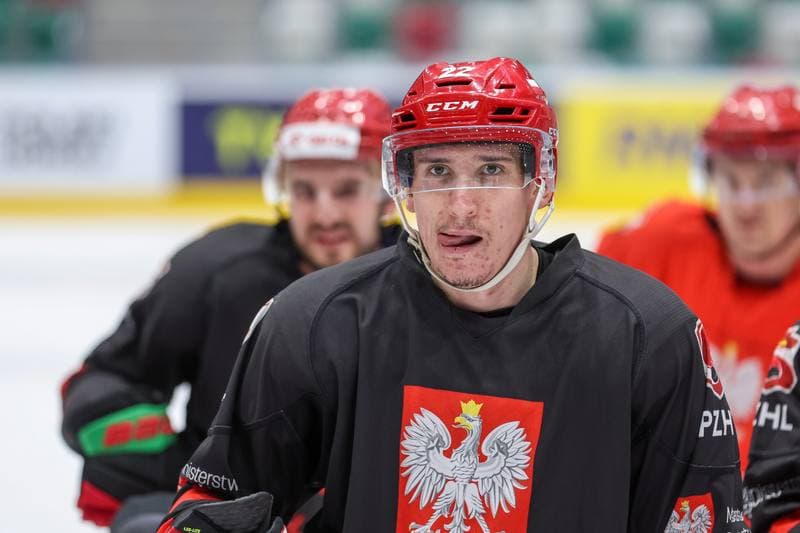 Ice Hockey. Poland national team. Training. 08.11.2023