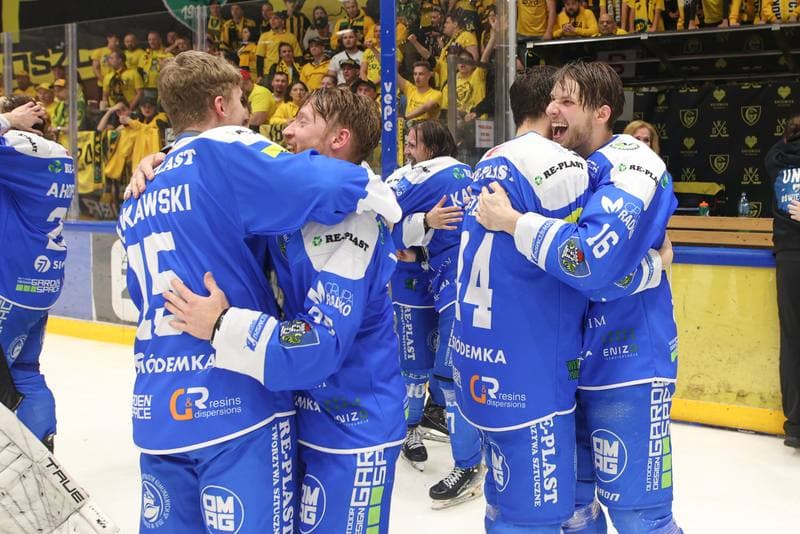 Ice Hockey. Tauron Hokej Liga. GKS Katowice - Re-Plast Unia Oswiecim. 14.04.2024