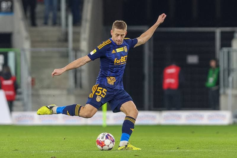 Football. Fortuna I Liga. Zaglebie Sosnowiec - Arka Gdynia. 12.11.2023
