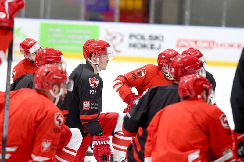 Ice Hockey. Poland national team. Training. 24.04.2024