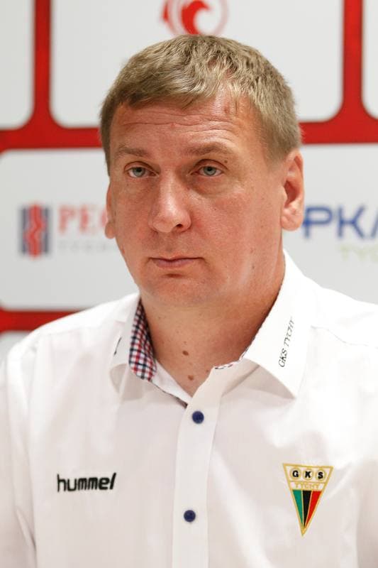 Football. GKS Tychy. Press Conference. 29.07.2016