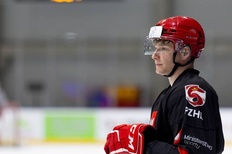 Ice Hockey. Poland national team. Training. 24.04.2024