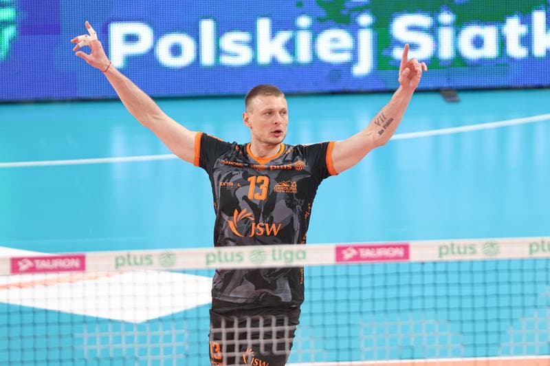 Volleyball. PlusLiga. Jastrzebski Wegiel - Aluron CMC Warta Zawiercie. 28.04.2024